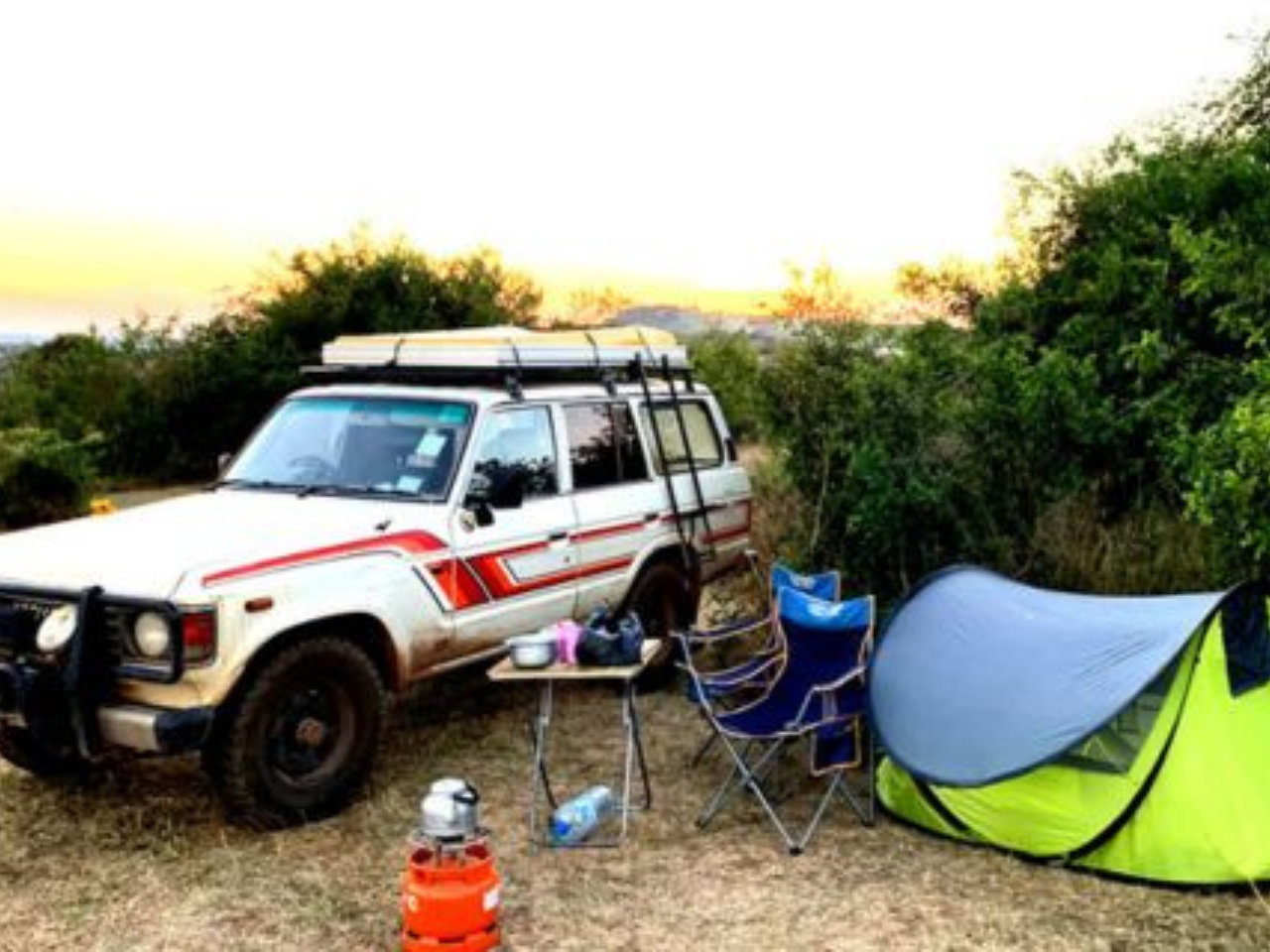 Car rental Tanzania with camping gear